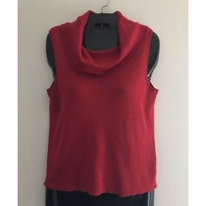 Women's August Silk Knits Red Size Small Sweater